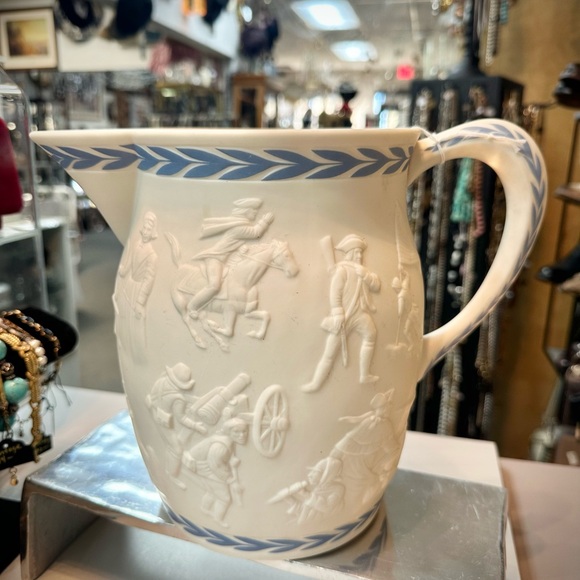 LENOX Patriots Pitcher Original Sculpture by Laszlo Ispansky Made For Lenox USA